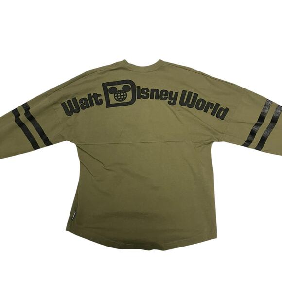 Disney Parks Walt Disney World Olive Army Green Spirit Jersey Size Small - Picture 3 of 7